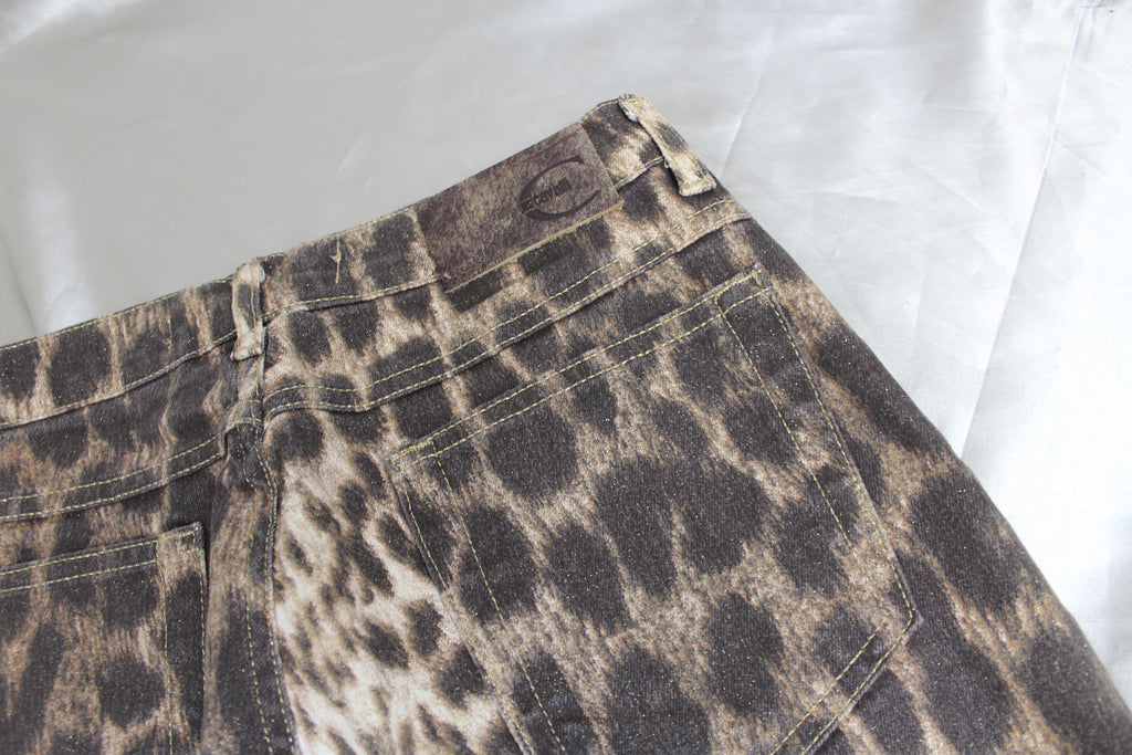 Just Cavalli Leopard Print Jeans 26''