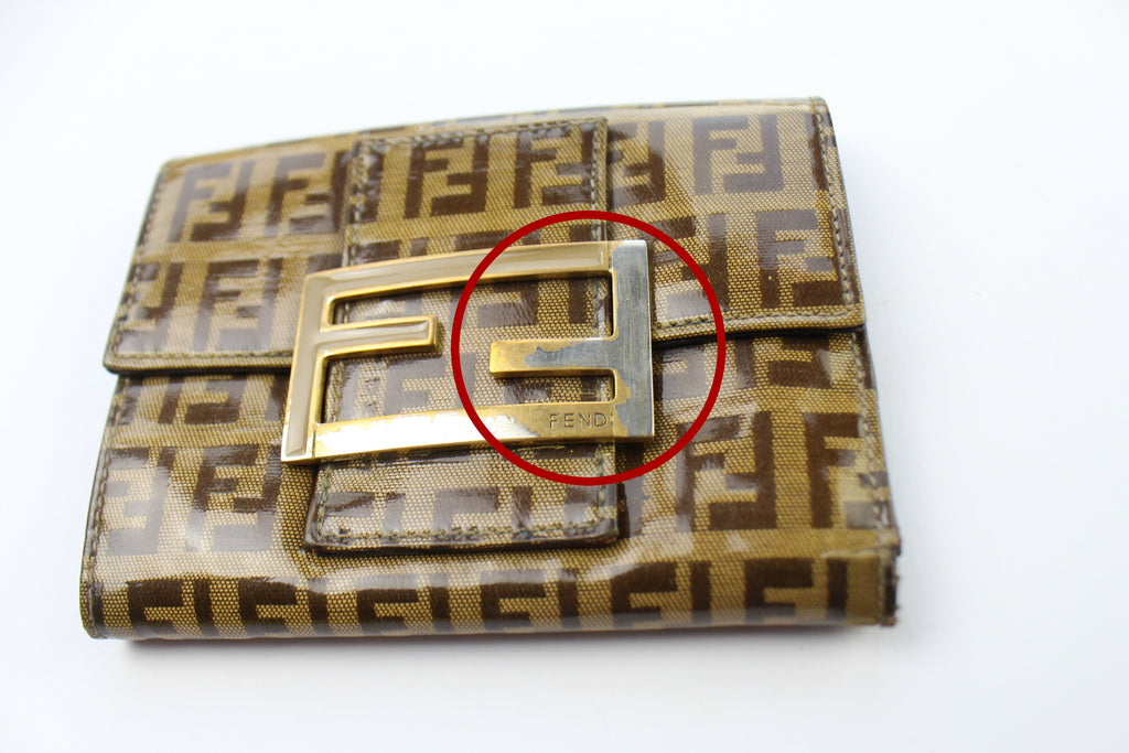 Fendi Zucca Vinyl Coated Purse