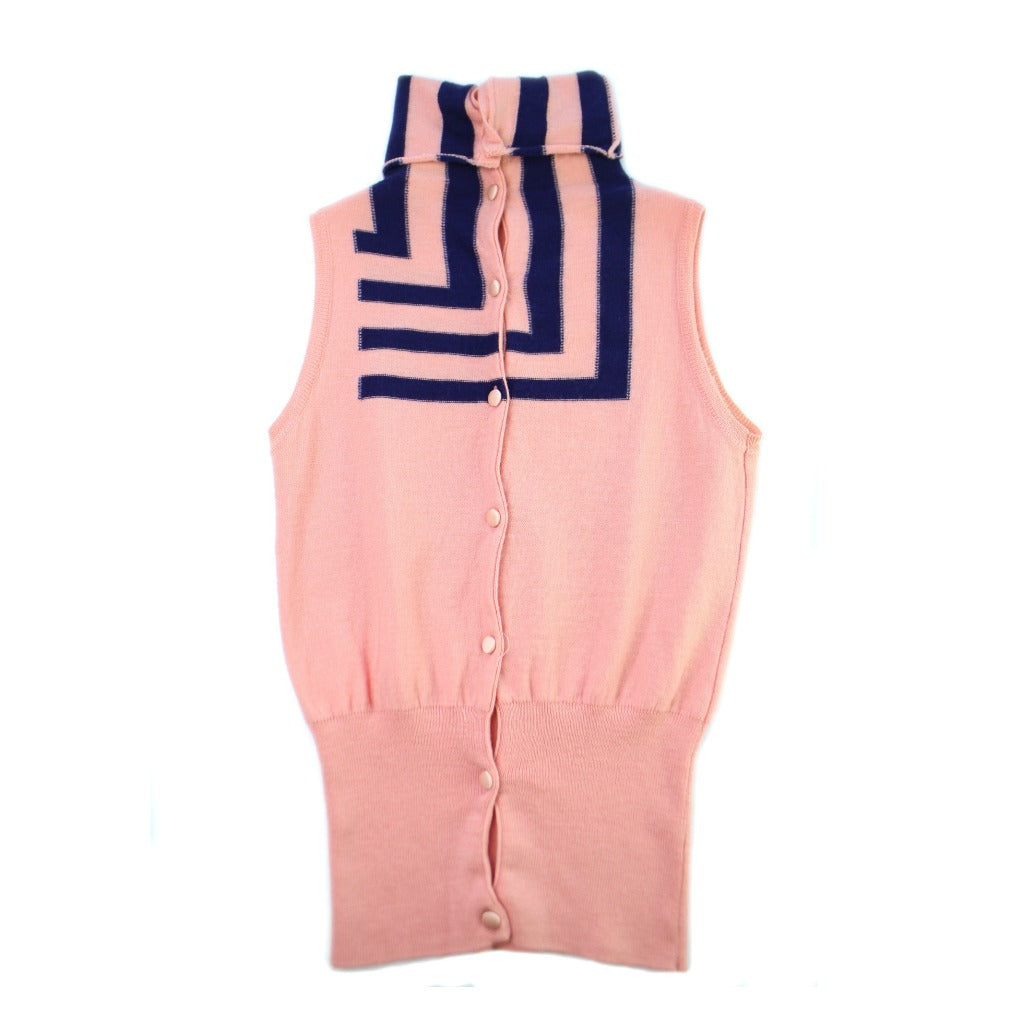 Versus Versace Pink Geometric Top Small