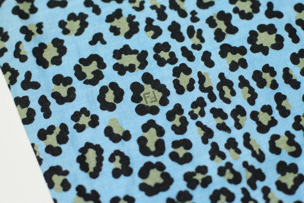 Fendi Leopard Print Cropped Trousers Small