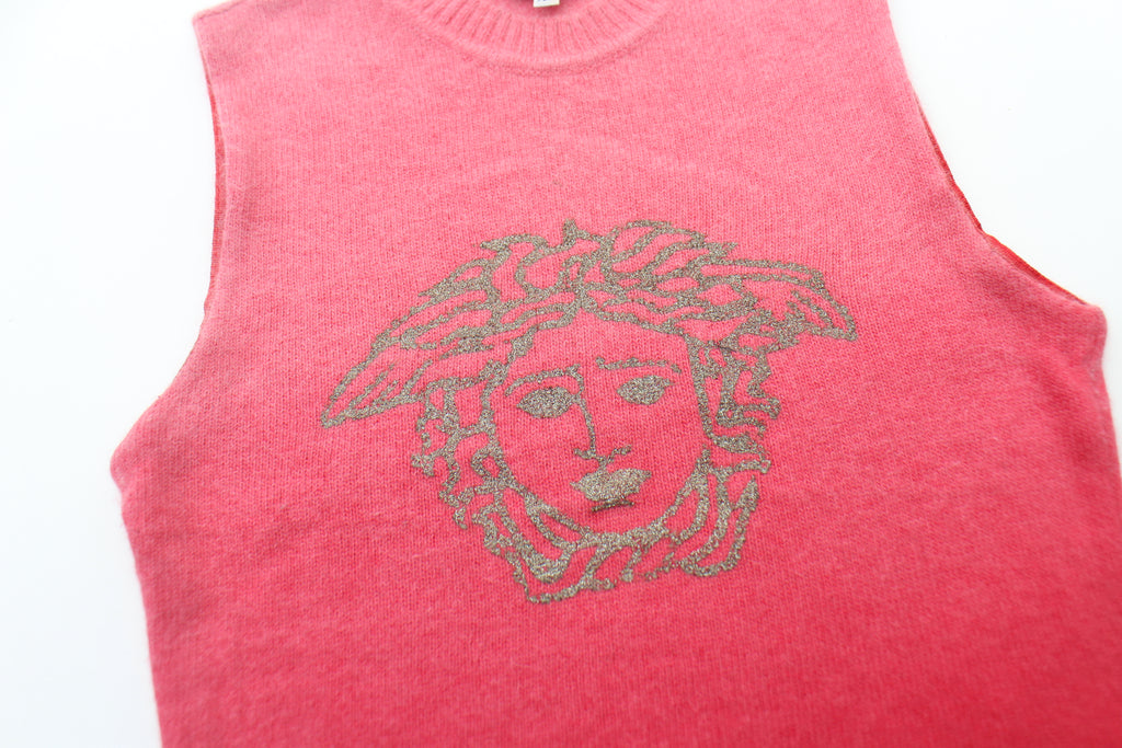 Versace Medusa Head Pink Gradient Top XS