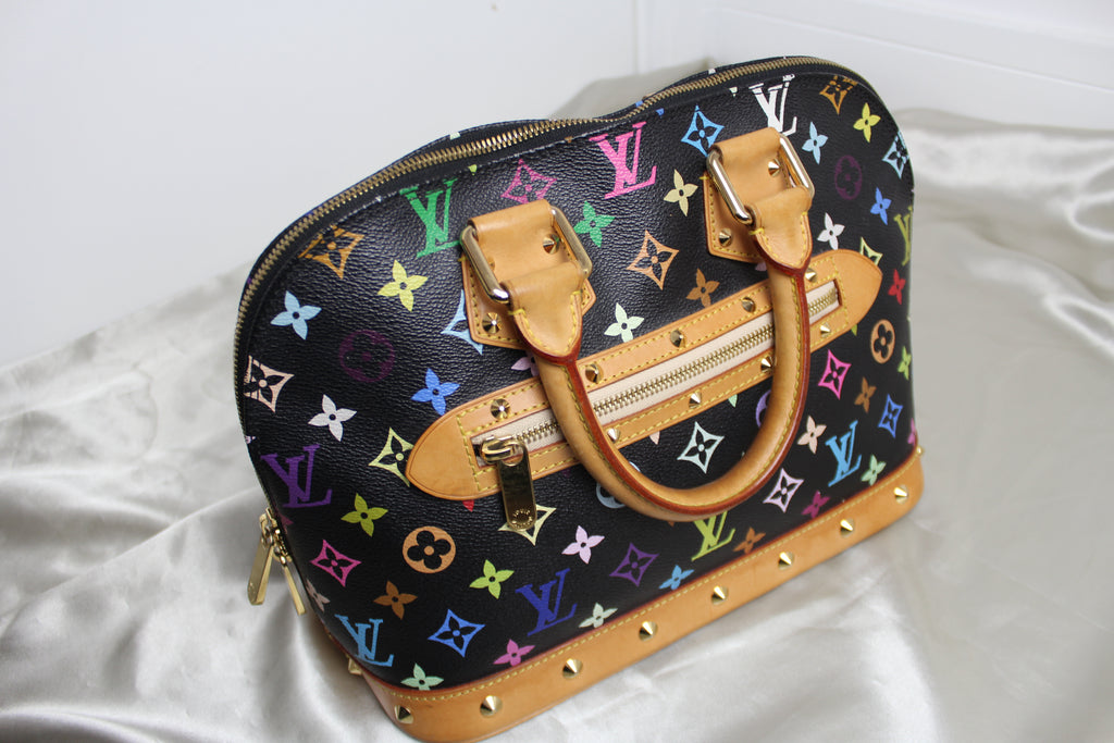 Louis Vuitton Black Multicolour Monogram Alma PM Bag