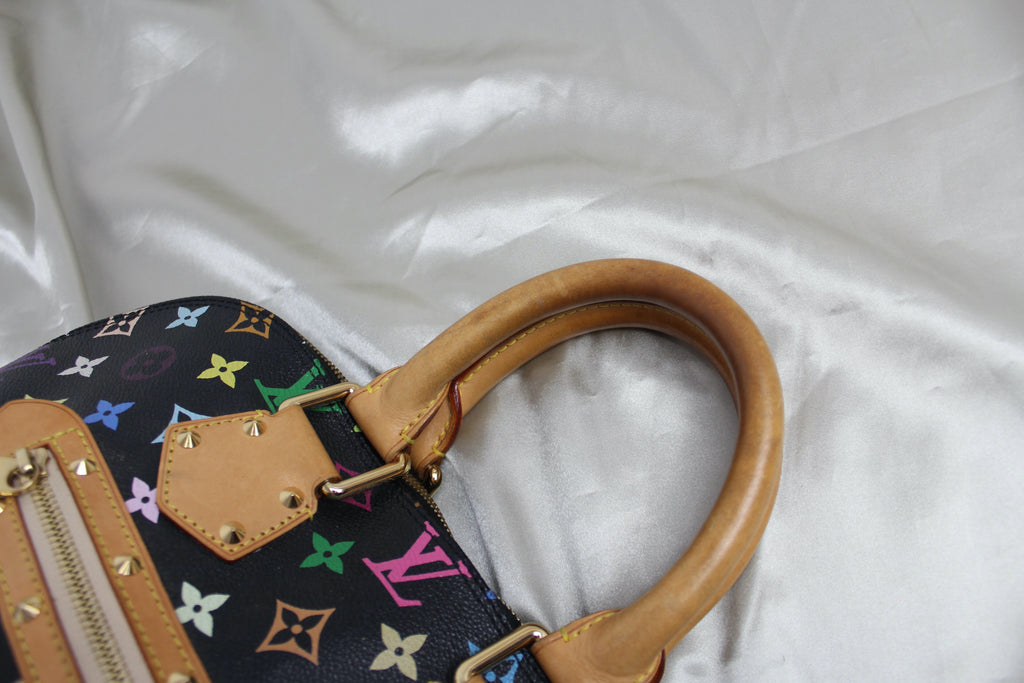 Louis Vuitton Black Multicolour Monogram Alma PM Bag