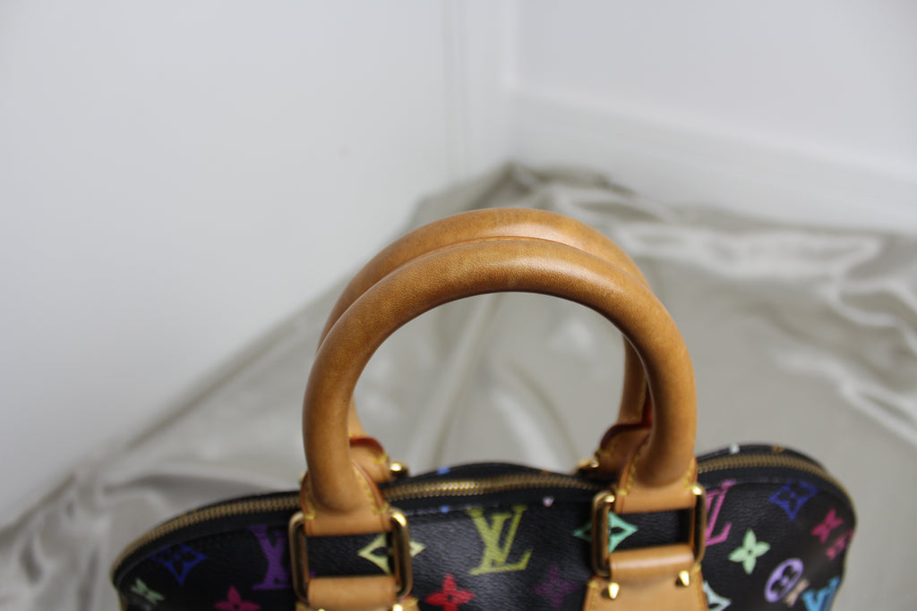 Louis Vuitton Black Multicolour Monogram Alma PM Bag