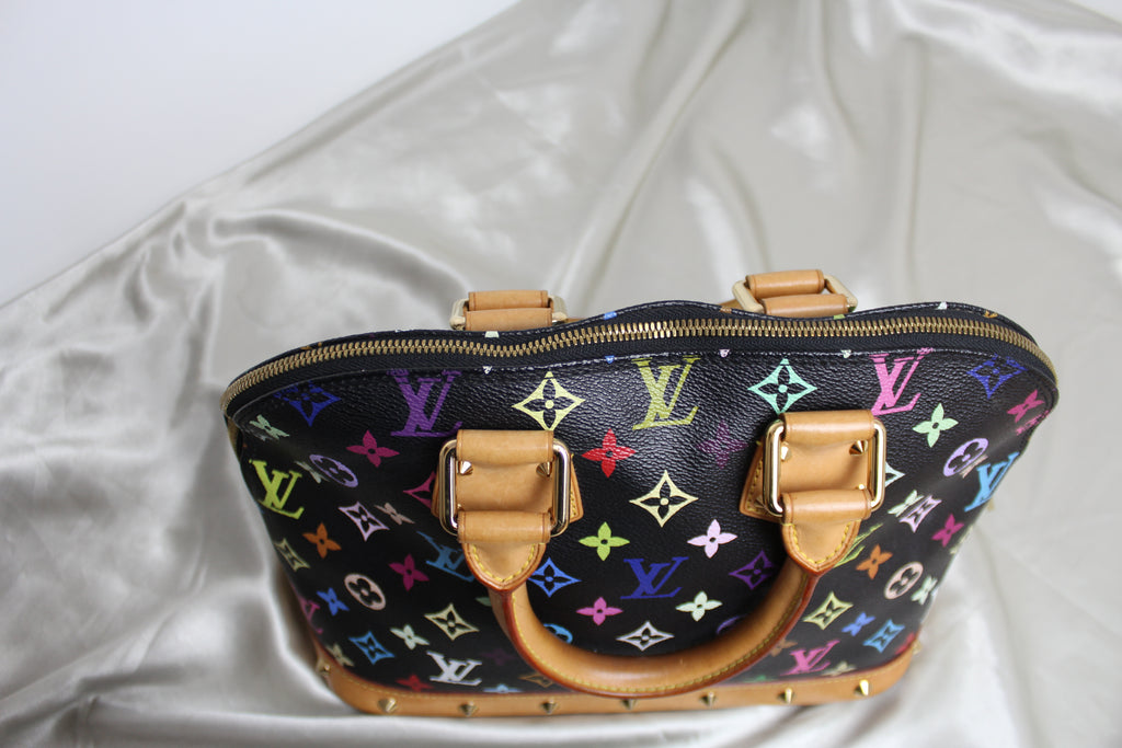 Louis Vuitton Black Multicolour Monogram Alma PM Bag