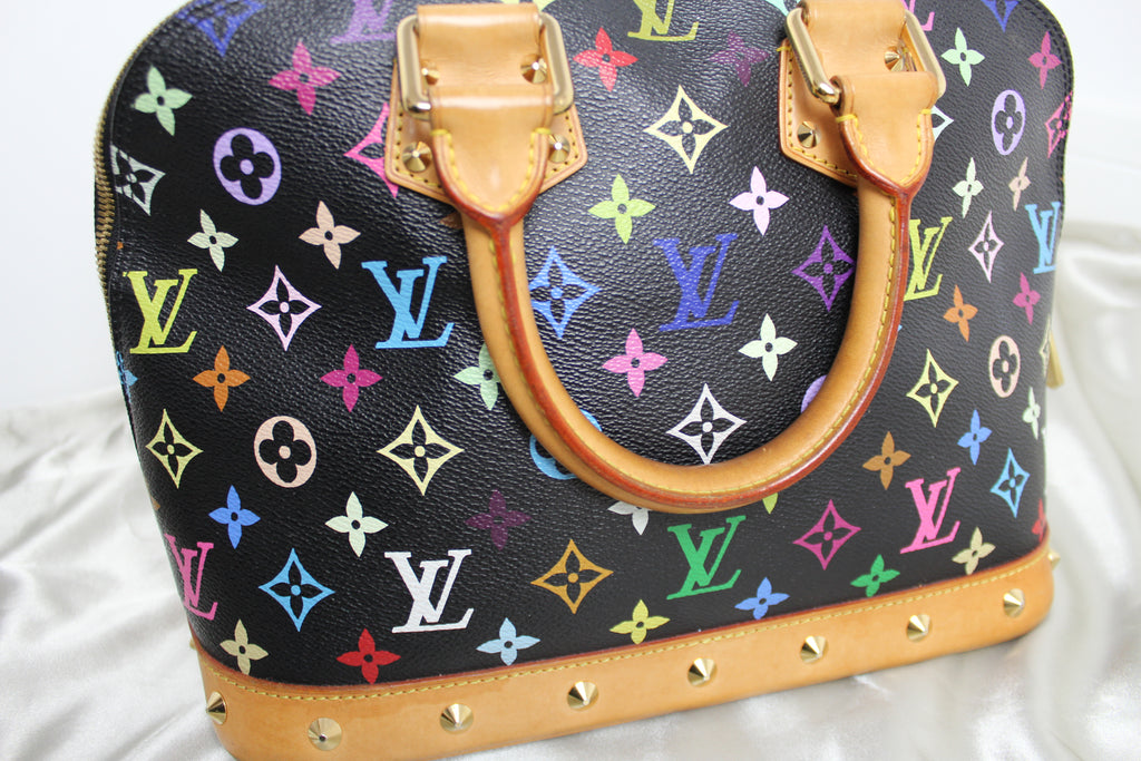 Louis Vuitton Black Multicolour Monogram Alma PM Bag