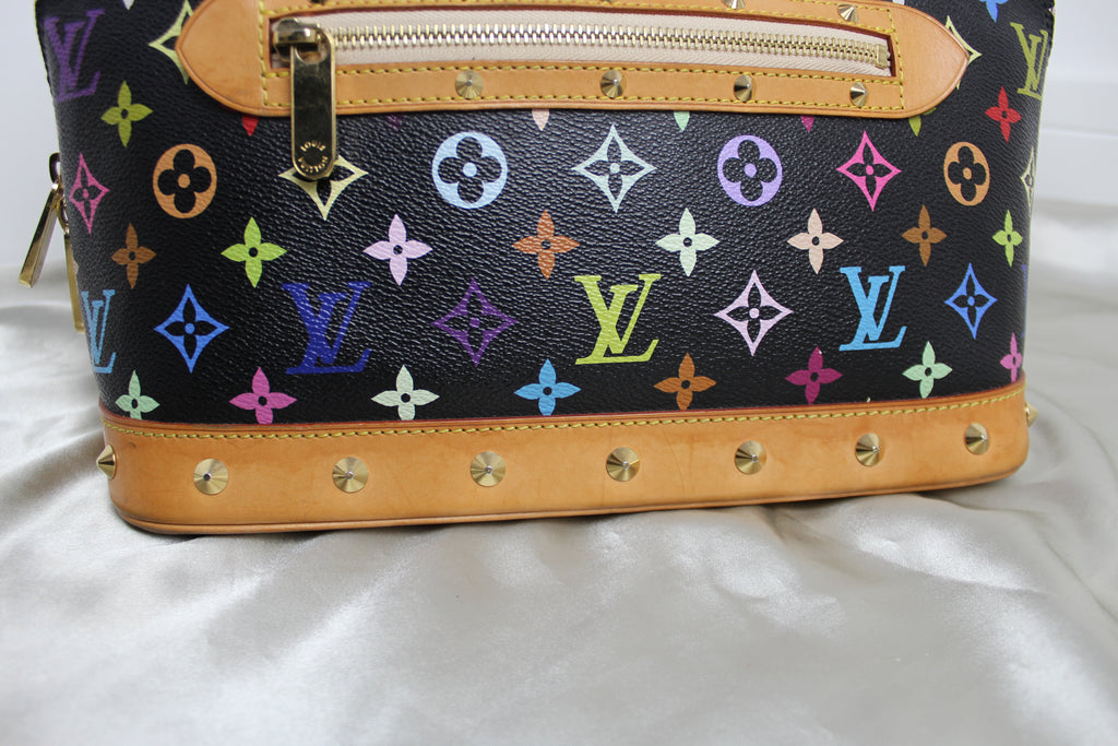 Louis Vuitton Black Multicolour Monogram Alma PM Bag