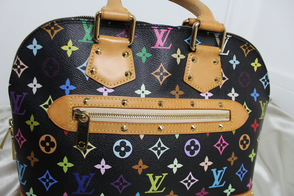 Louis Vuitton Black Multicolour Monogram Alma PM Bag