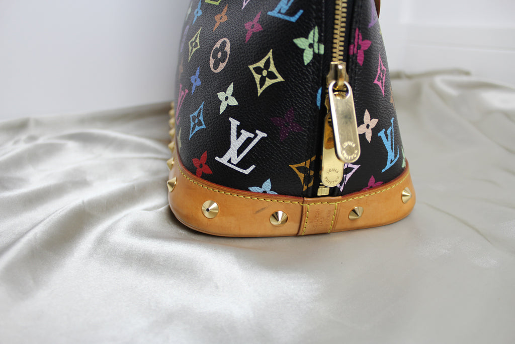 Louis Vuitton Black Multicolour Monogram Alma PM Bag