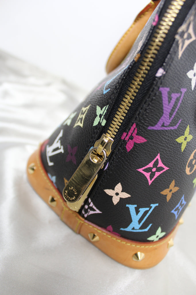 Louis Vuitton Black Multicolour Monogram Alma PM Bag