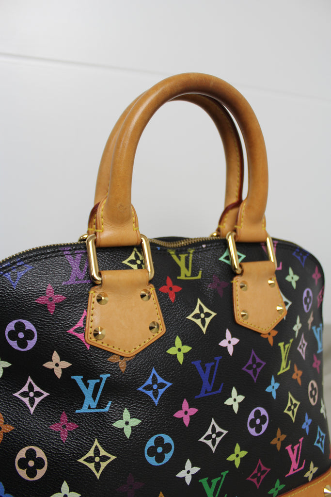 Louis Vuitton Black Multicolour Monogram Alma PM Bag