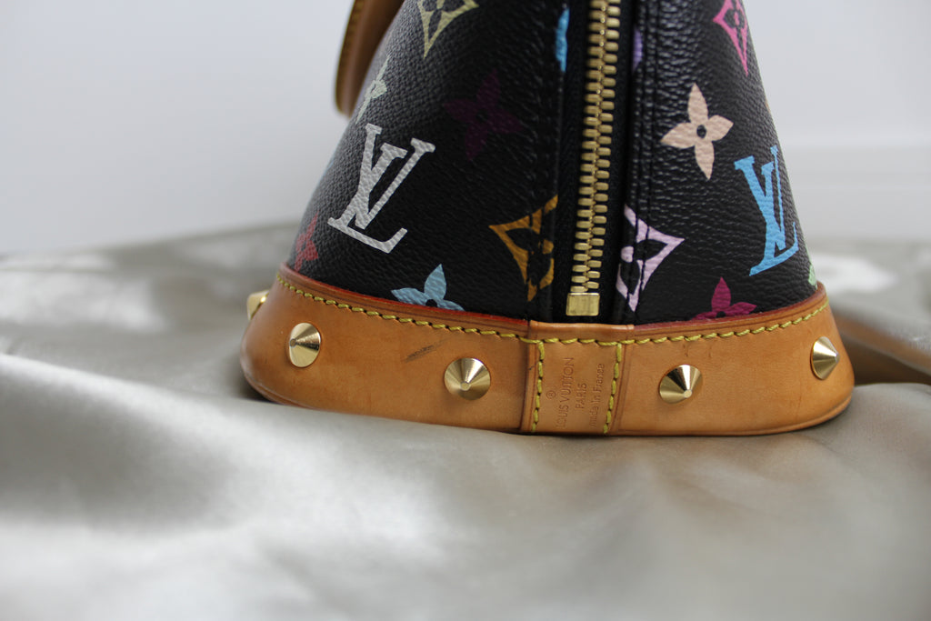 Louis Vuitton Black Multicolour Monogram Alma PM Bag