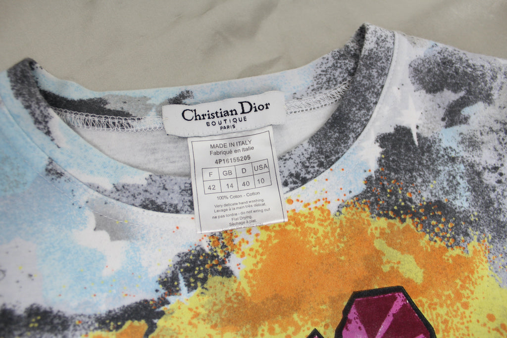 Christian Dior 2004 'Kaos' T-shirt UK 8-10