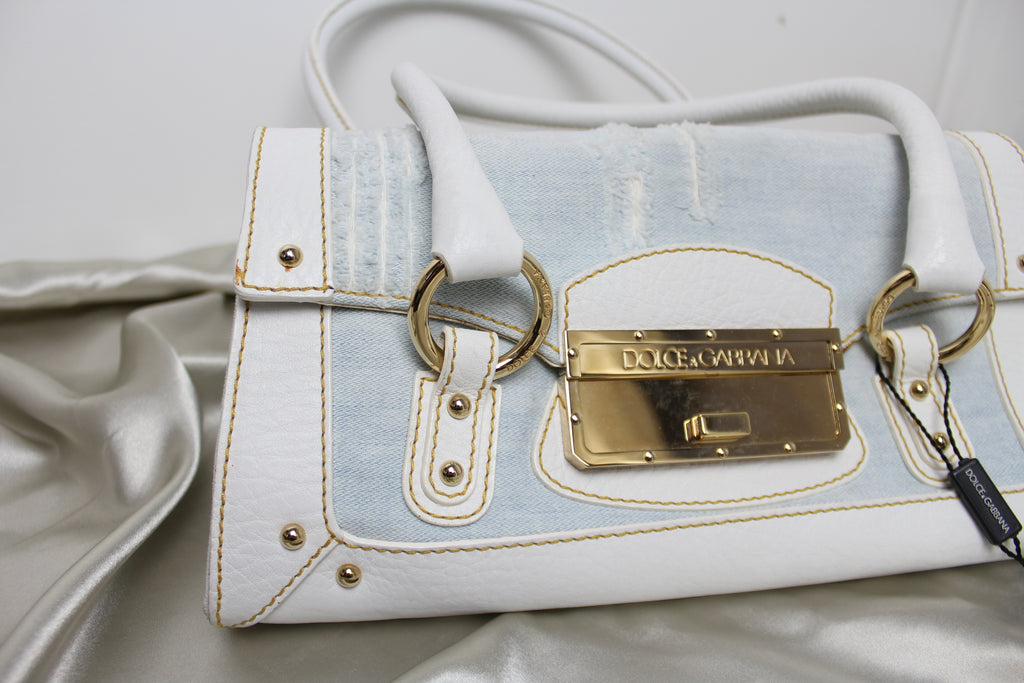 Dolce & Gabbana Denim Shoulder Bag NEW