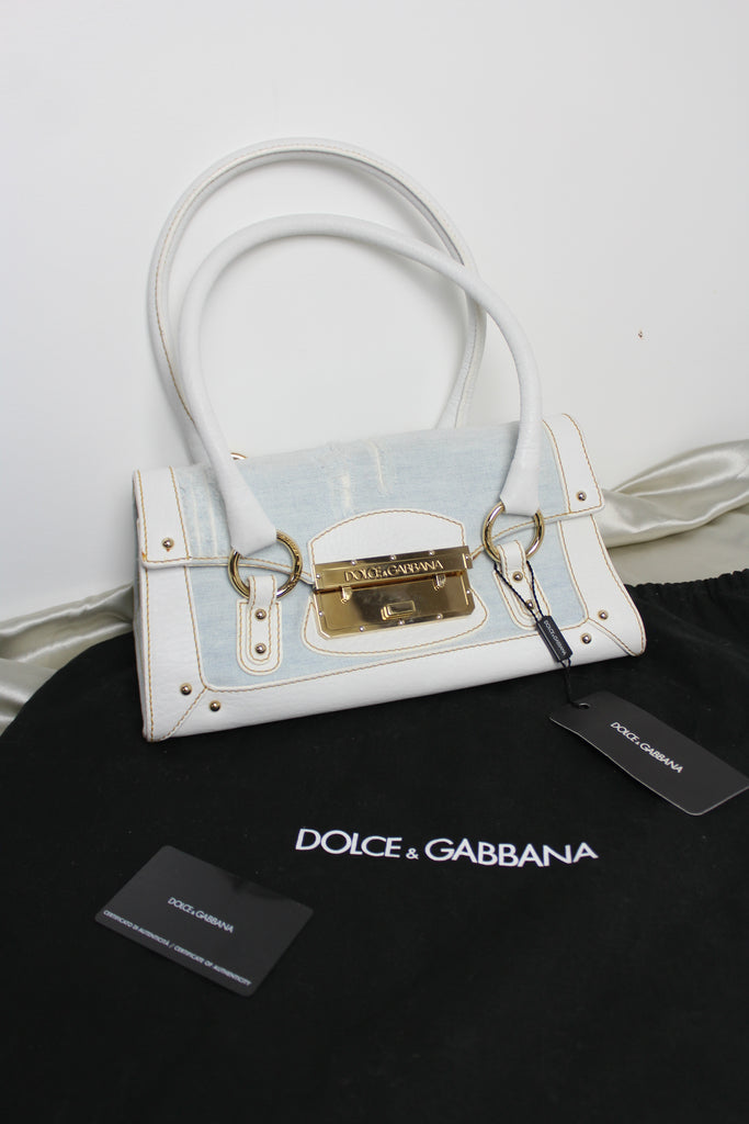 Dolce & Gabbana Denim Shoulder Bag NEW