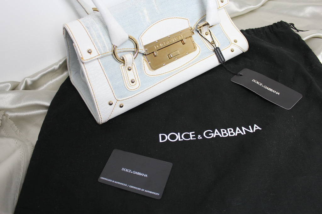 Dolce & Gabbana Denim Shoulder Bag NEW