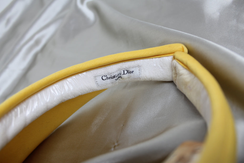 Christian Dior Sports Yellow Sun Visor