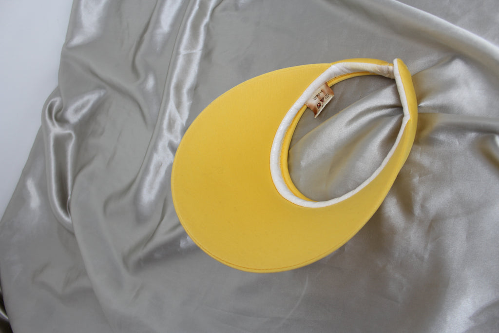 Christian Dior Sports Yellow Sun Visor