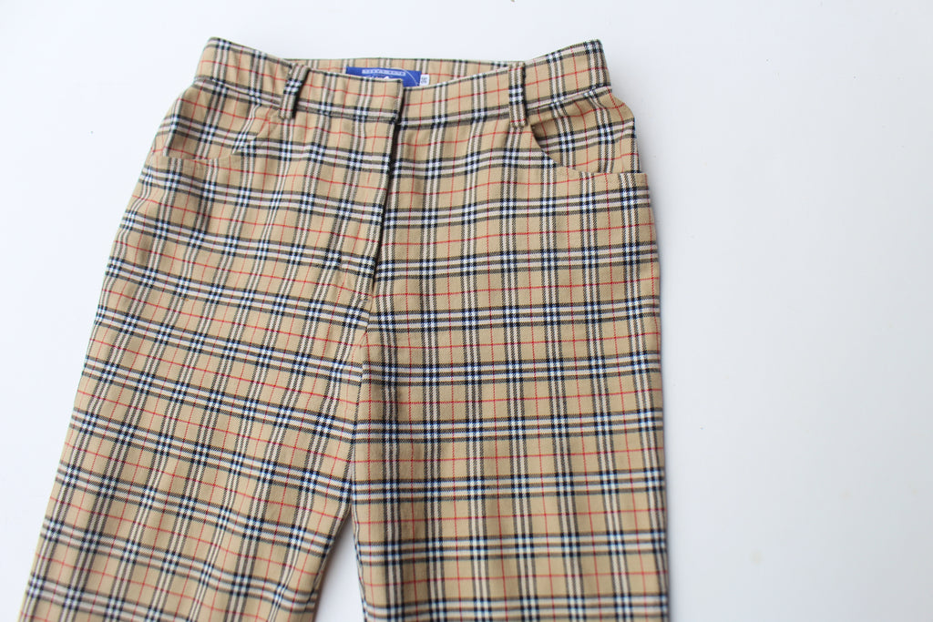 Burberry Vintage Nova Check Trousers S / 36