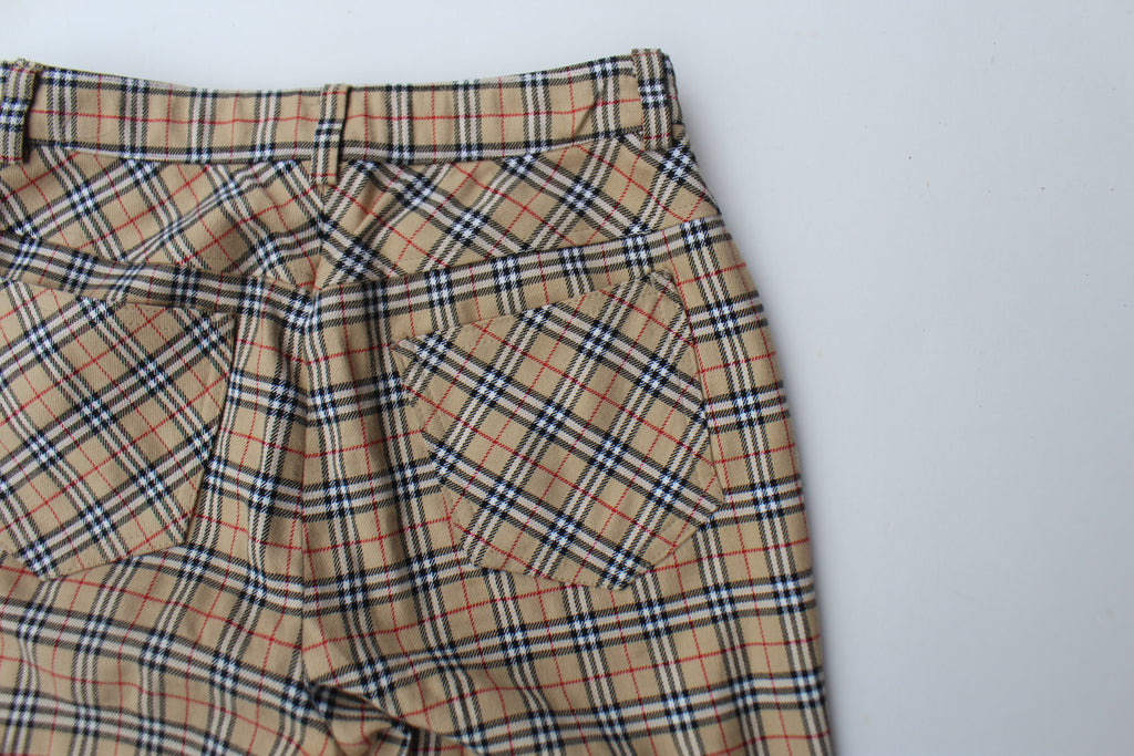 Burberry Vintage Nova Check Trousers S / 36