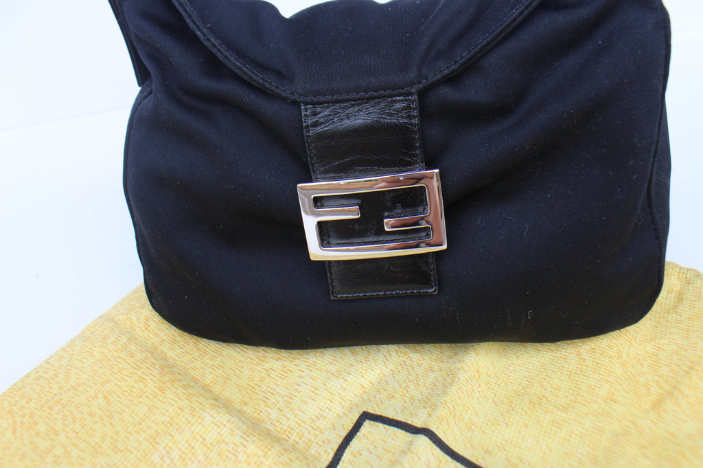 Fendi Classic Black Baguette Bag