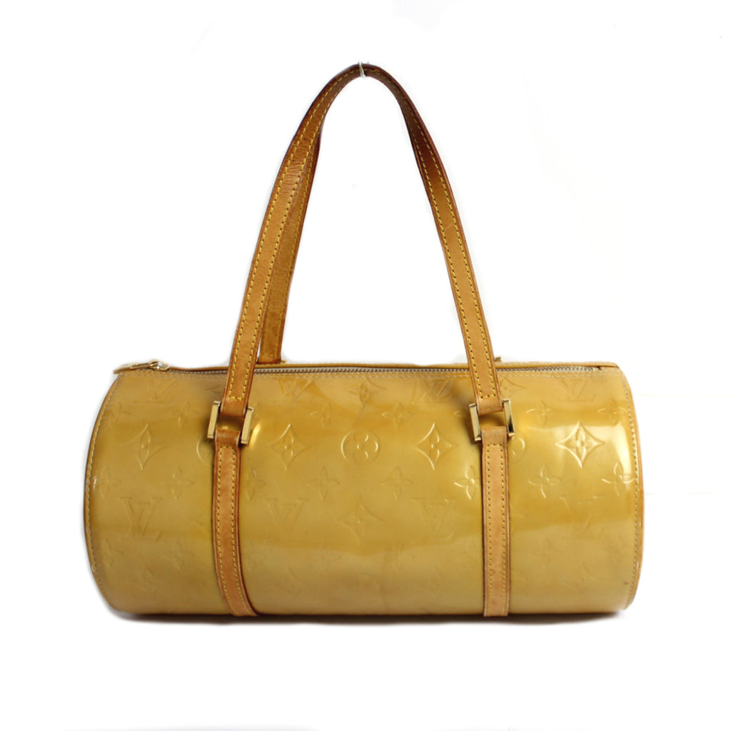 Louis Vuitton Vernis Bedford Deep Yellow Barrel Bag