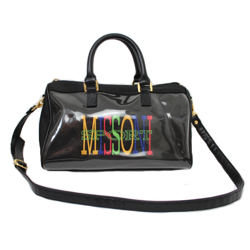 Missoni Sport Rainbow Black Bowling Bag