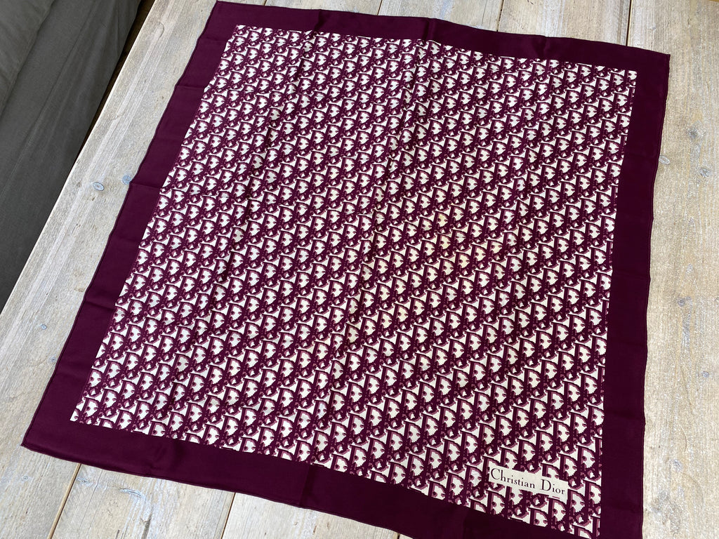 Dior silk scarf 2024 monogram