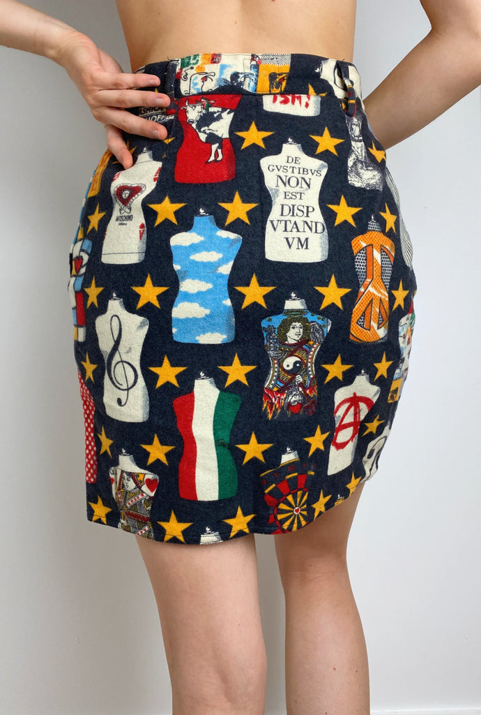 Moschino 90's Mannequin Skirt - S