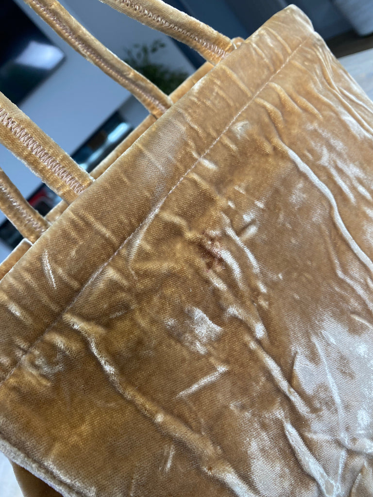 Prada Brown Velvet Handbag