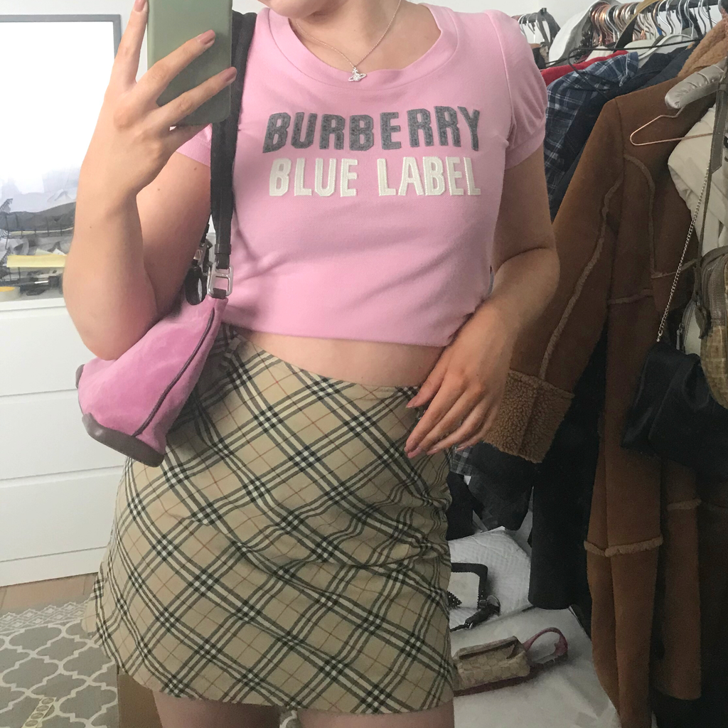 Burberry Blue Label Pink T-shirt EU 38