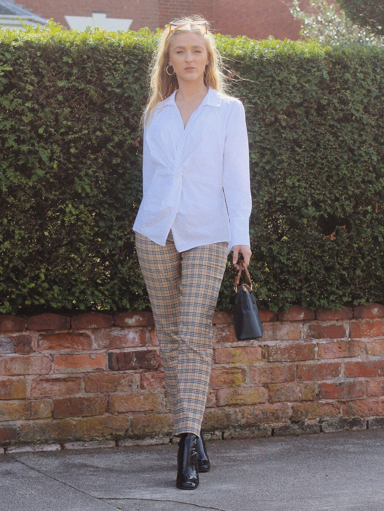 Burberry Vintage Nova Check Trousers S / 36