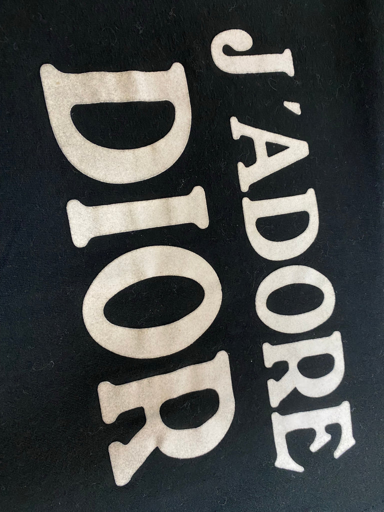 Christian Dior J'adore Dior Black Long Sleeve Top XS