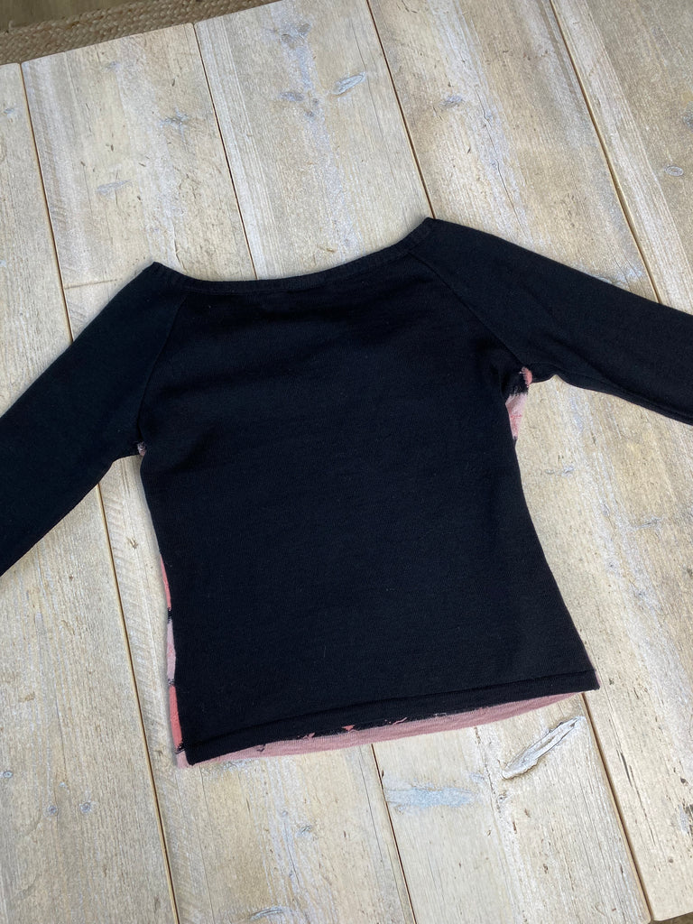 Blumarine Argyle Wool Sweater Top