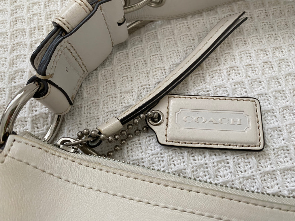 Coach Monogram Canvas Shoulder Bag