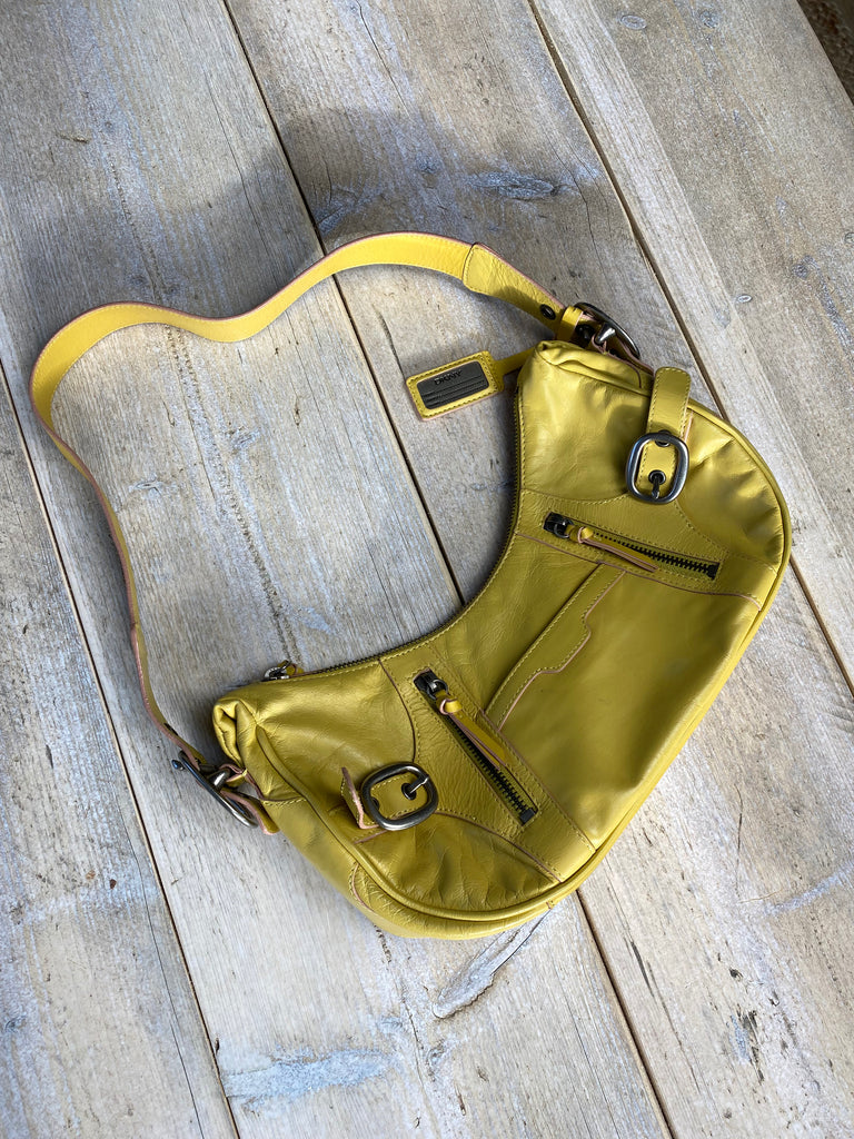 DKNY Yellow Shoulder Bags
