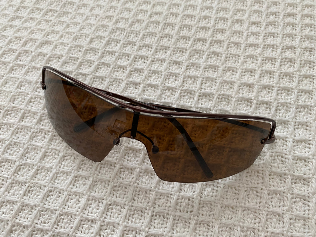 Gucci Brown / Bronze Rimless Sunglasses