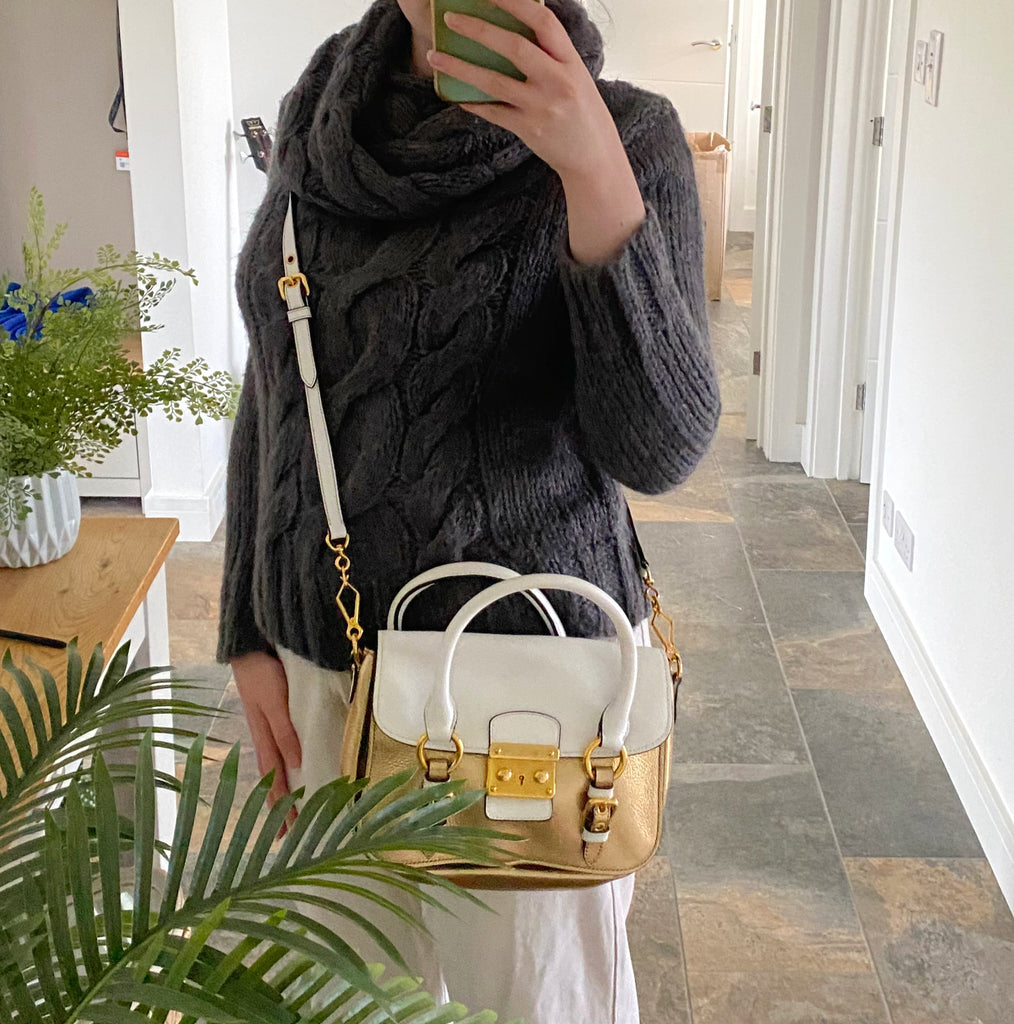 MIU MIU, Gold Women's Handbag